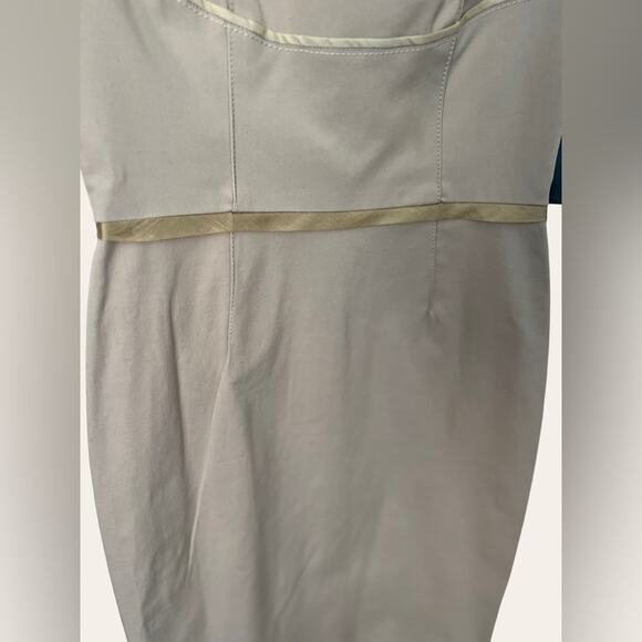 Zac Posen Khaki Eclipse Sheath Cocktail Dress Size 6 - Picture 14 of 16